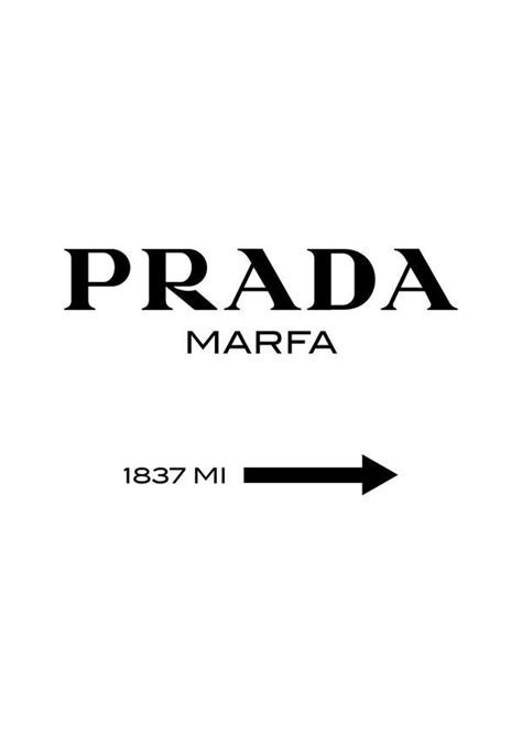 prada zeichnung schwarz weiß|Glasbild Prada Marfa .